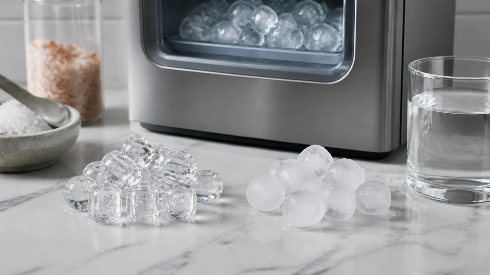 Why a Countertop Ice Maker Makes Small or Cloudy Ice