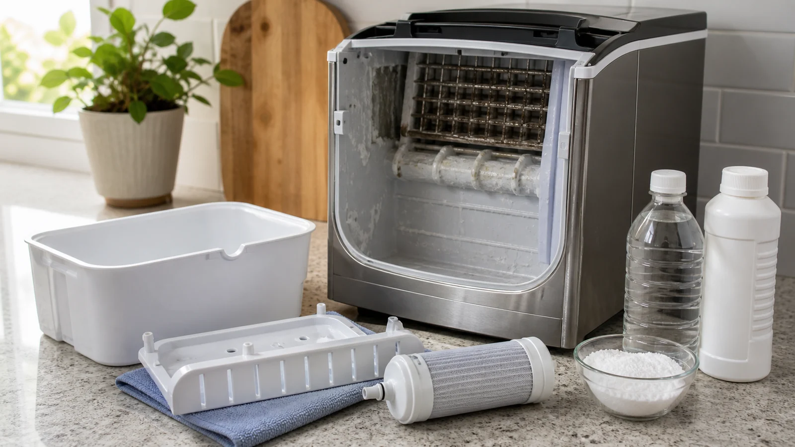 Hard Water and Countertop Ice Makers: Scale Prevention Guide