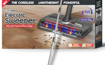 Best Electric Brooms and Floor Sweepers for Kitchen Crumbs